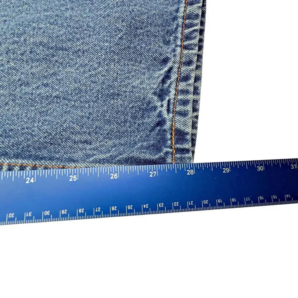 Levi's 505 Men's 38x29 Straight Regular Fit Medium Wash Denim Jeans
